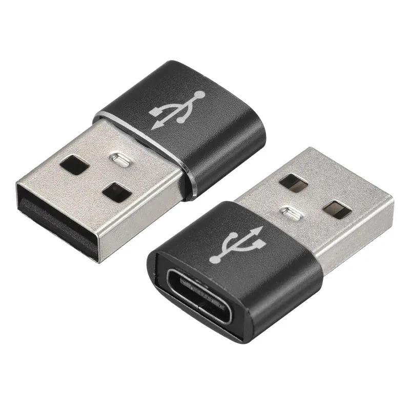 USB C Female to USB Male Adapter, Type C to USB Converter Adapter for Phone, Tablet, Computer