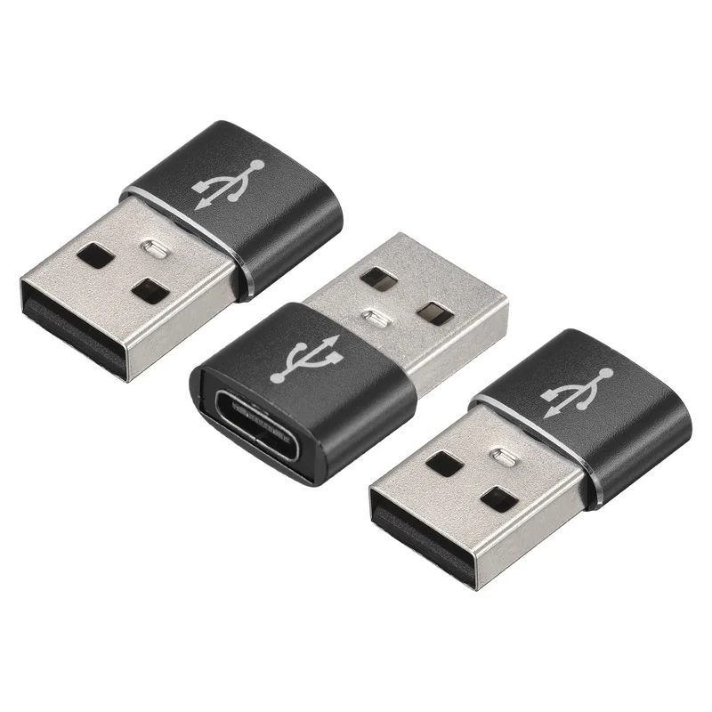 USB C Female to USB Male Adapter, Type C to USB Converter Adapter for Phone, Tablet, Computer