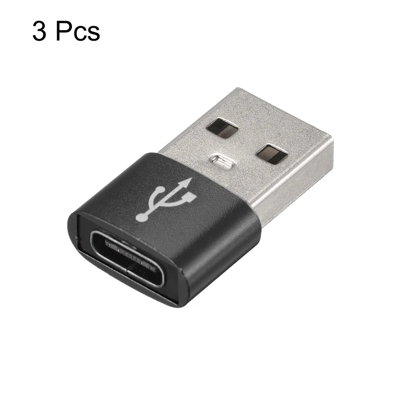 USB C Female to USB Male Adapter, Type C to USB Converter Adapter for Phone, Tablet, Computer
