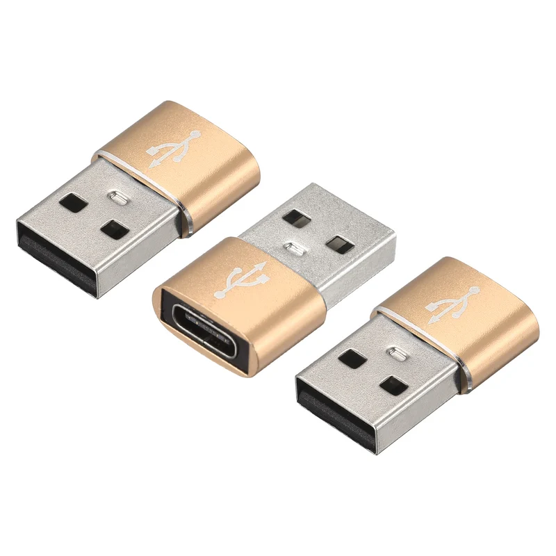 USB C Female to USB Male Adapter, Type C to USB Converter Adapter for Phone, Tablet, Computer
