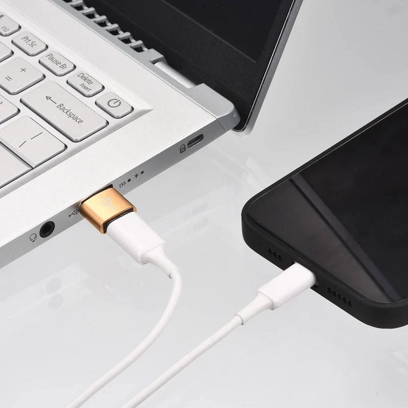 USB C Female to USB Male Adapter, Type C to USB Converter Adapter for Phone, Tablet, Computer