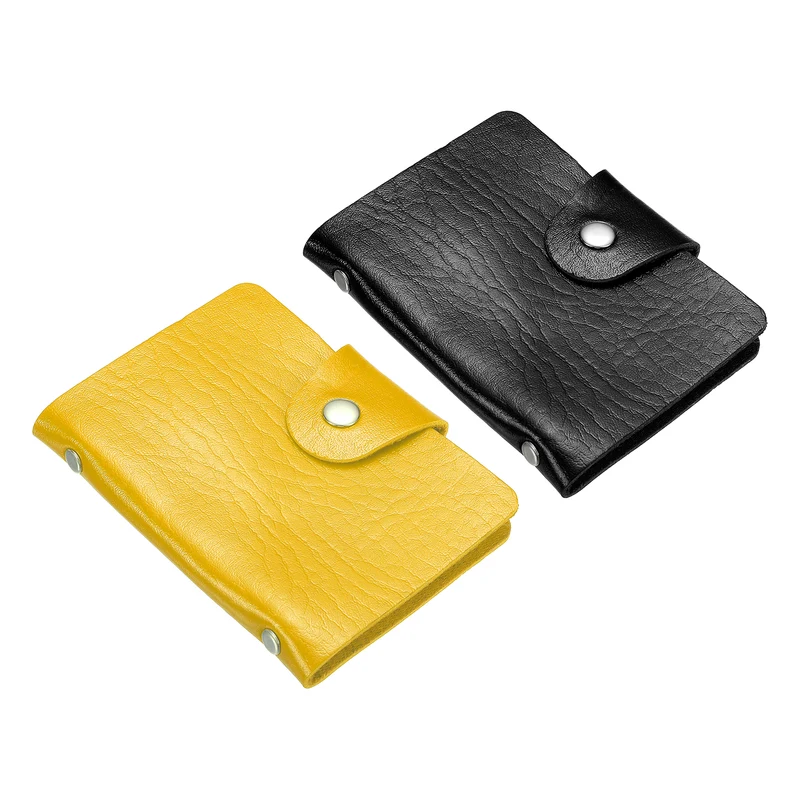 Credit Card Holders, Pack Slim Wallet Leather Purse Business Cards Storage Organizer Protector with Card Slots