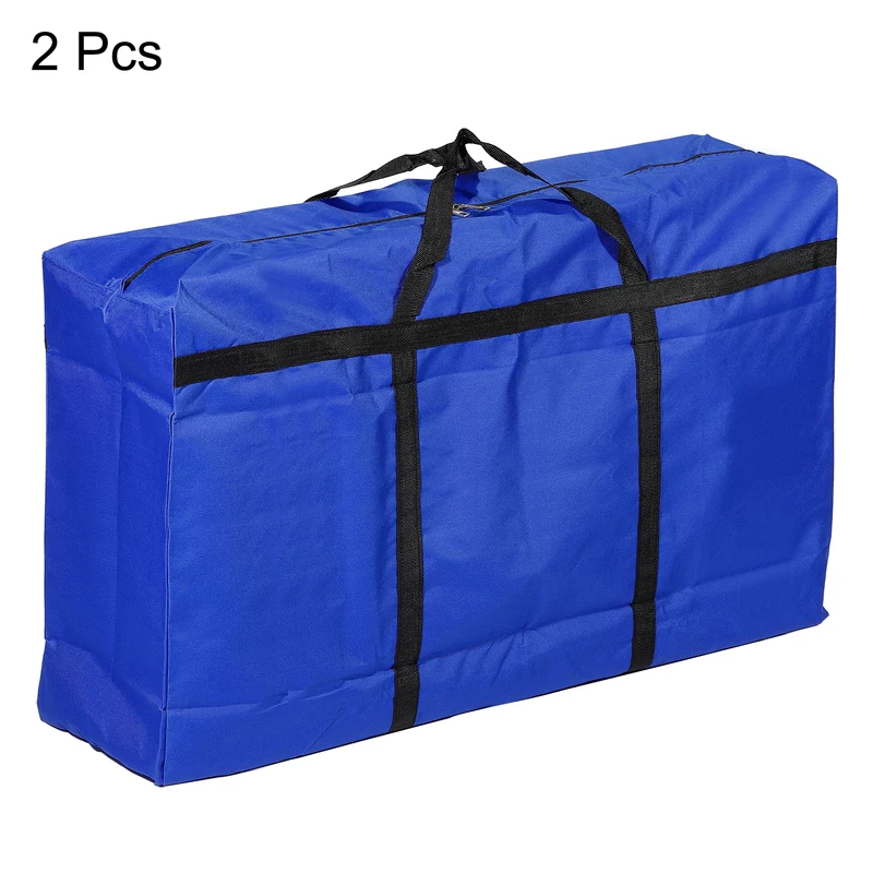 Storage Tote with Zippers, Capacity Foldable Heavy Moving Tote Bags for Bedding Clothes