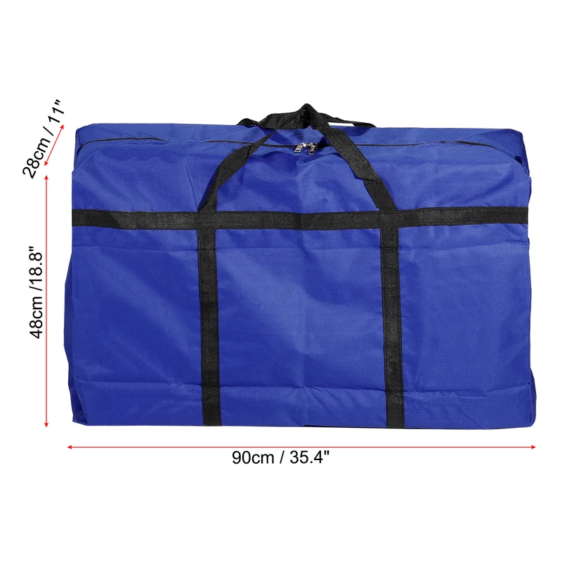 Storage Tote with Zippers, Capacity Foldable Heavy Moving Tote Bags for Bedding Clothes