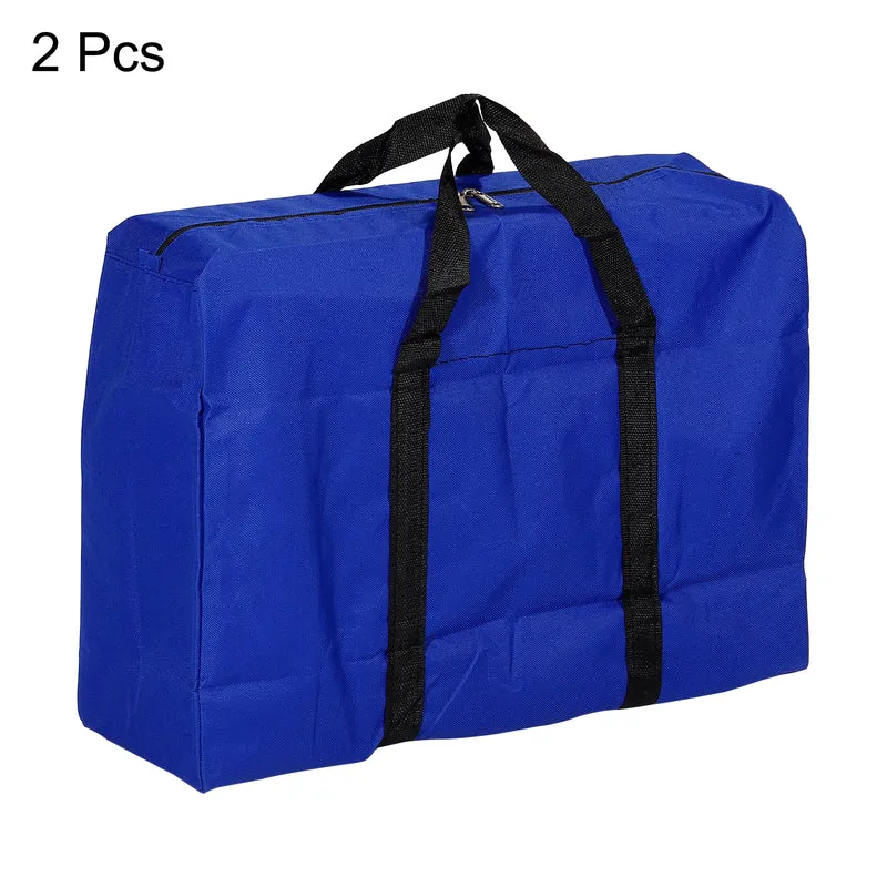 Storage Tote with Zippers, Capacity Foldable Heavy Moving Tote Bags for Bedding Clothes
