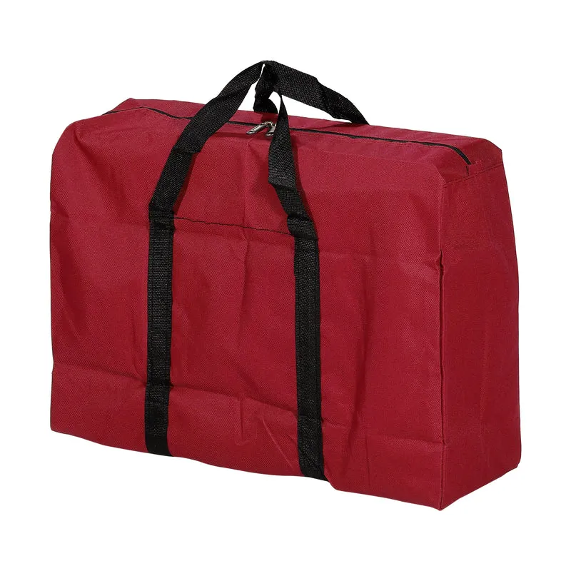 Storage Tote with Zipper Capacity Foldable Heavy Moving Tote Bags for Bedding Clothes