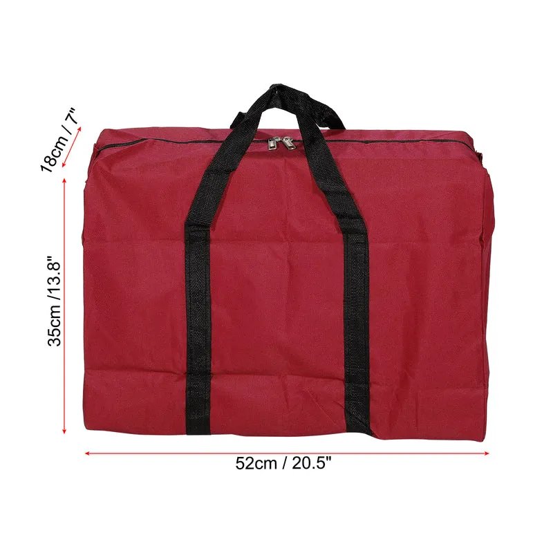 Storage Tote with Zipper Capacity Foldable Heavy Moving Tote Bags for Bedding Clothes