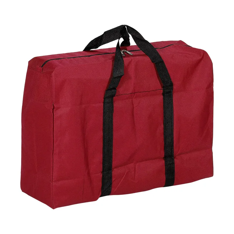 Storage Tote with Zipper Capacity Foldable Heavy Moving Tote Bags for Bedding Clothes