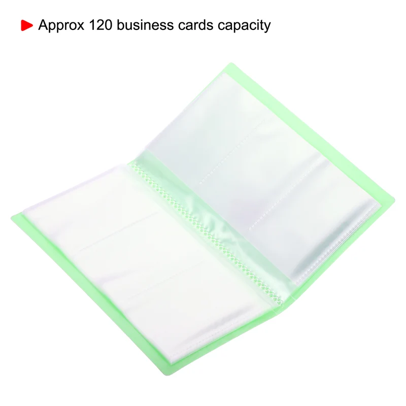 Business Card Holder, Plastic Cards Binder Card Photocard Organizer for Cards Storage