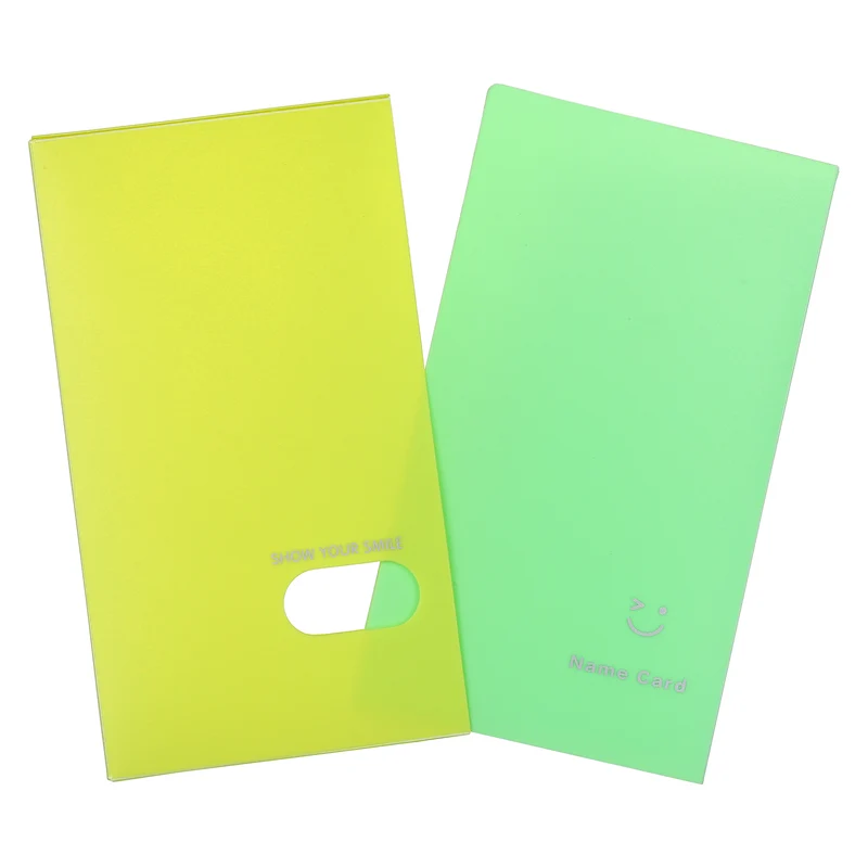 Business Card Holder, Plastic Cards Binder Card Photocard Organizer for Cards Storage