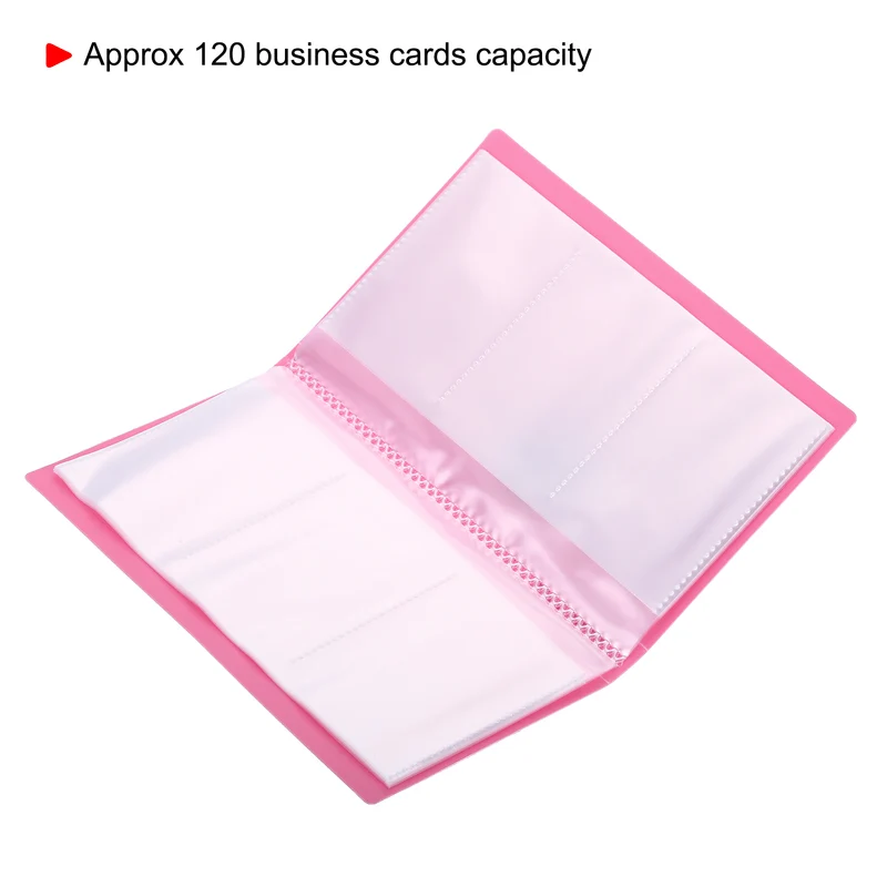 Business Card Holder, Plastic Cards Binder Card Photocard Organizer for Cards Storage