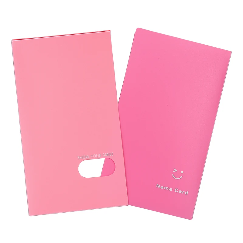 Business Card Holder, Plastic Cards Binder Card Photocard Organizer for Cards Storage