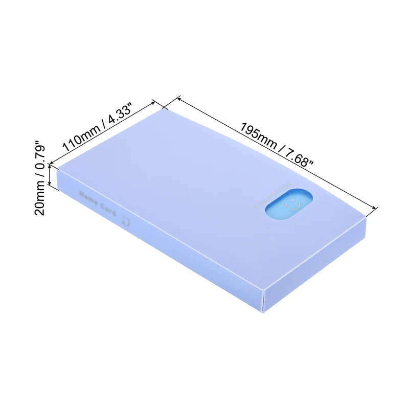 Business Card Holder, Plastic Cards Binder Card Photocard Organizer for Cards Storage