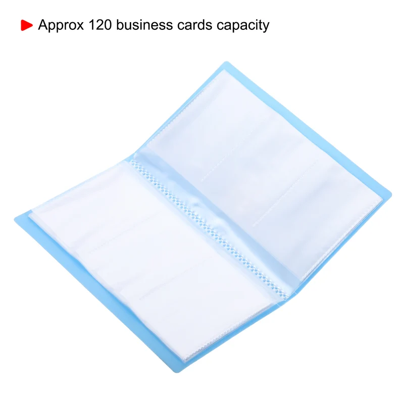 Business Card Holder, Plastic Cards Binder Card Photocard Organizer for Cards Storage
