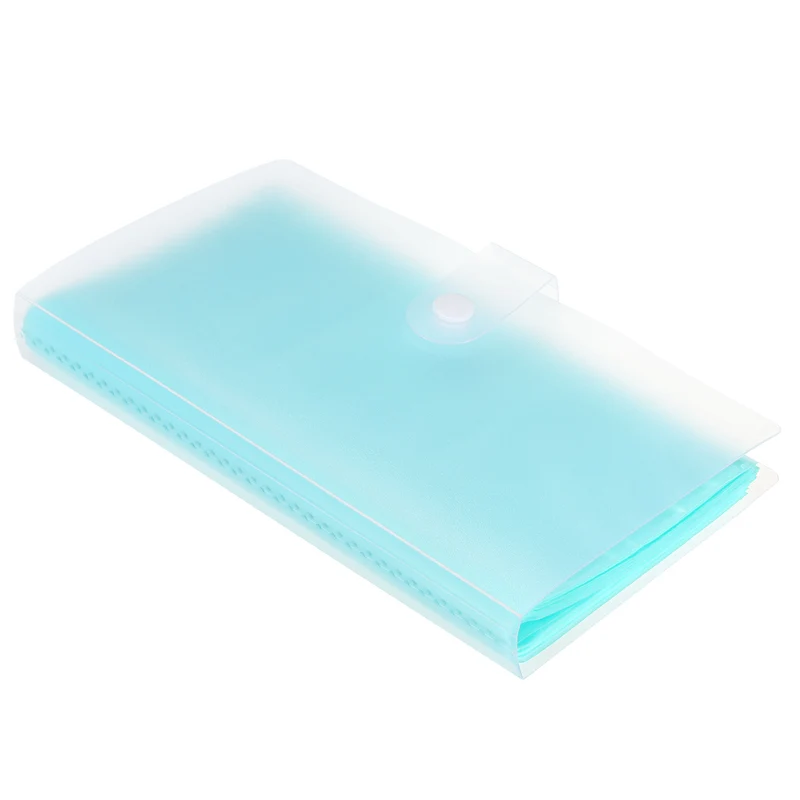 Business Card Holder, Plastic Portable Cards Binder Book Name Cards Organizers