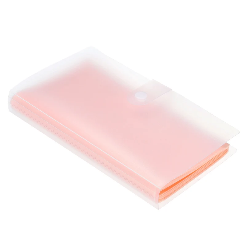 Business Card Holder, Plastic Portable Cards Binder Book Name Cards Organizers