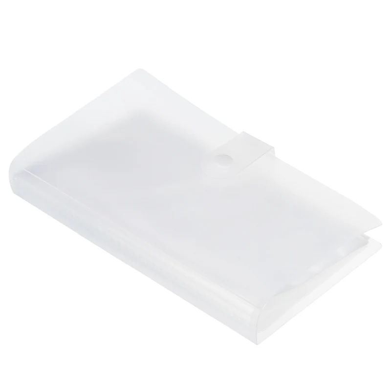 Business Card Holder, Plastic Portable Cards Binder Book Name Cards Organizers