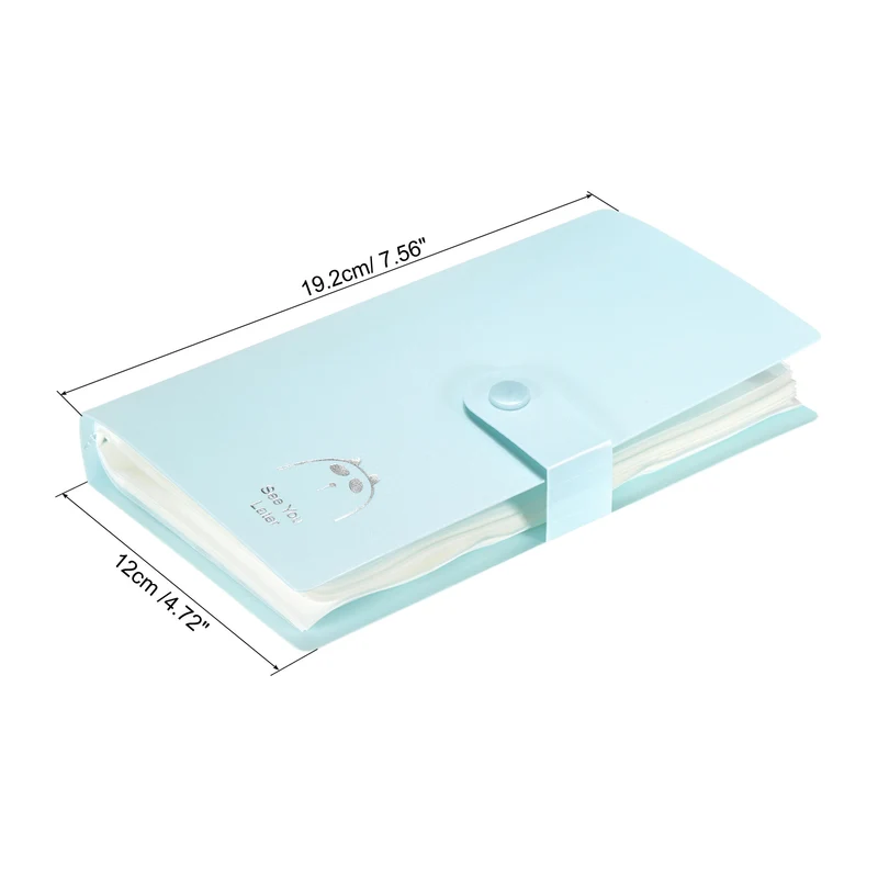 Business Card Holder, Plastic Cards Binder Book Name Cards Organizer