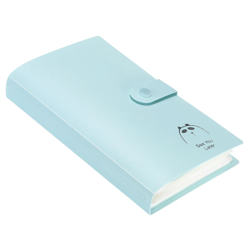 Business Card Holder, Plastic Cards Binder Book Name Cards Organizer