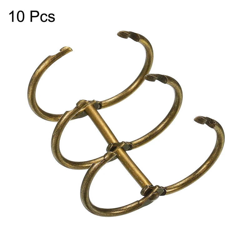 Binder Ring, Detachable Metal Book Rings Office Loose Leaf Ring Circle for Desk Calendar Photo Album