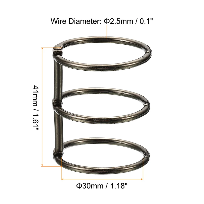 Binder Ring, Detachable Metal Book Rings Office Loose Leaf Ring Circle for Desk Calendar Photo Album