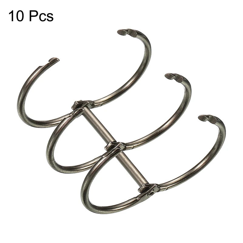 Binder Ring, Detachable Metal Book Rings Office Loose Leaf Ring Circle for Desk Calendar Photo Album