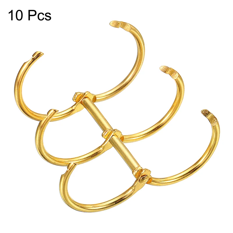 Binder Ring, Detachable Metal Book Rings Office Loose Leaf Ring Circle for Desk Calendar Photo Album