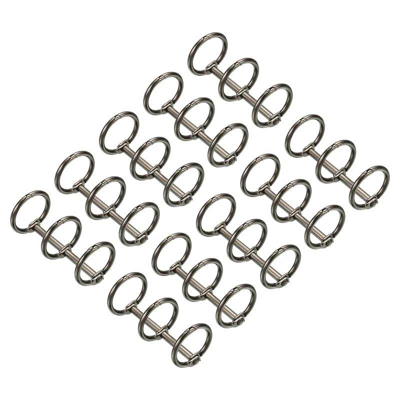 Binder Ring, Detachable Metal Book Rings Office Loose Leaf Ring Circle for Desk Calendar Photo Album