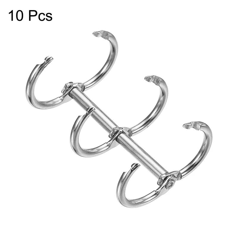 Binder Ring, Detachable Metal Book Rings Office Loose Leaf Ring Circle for Desk Calendar Photo Album