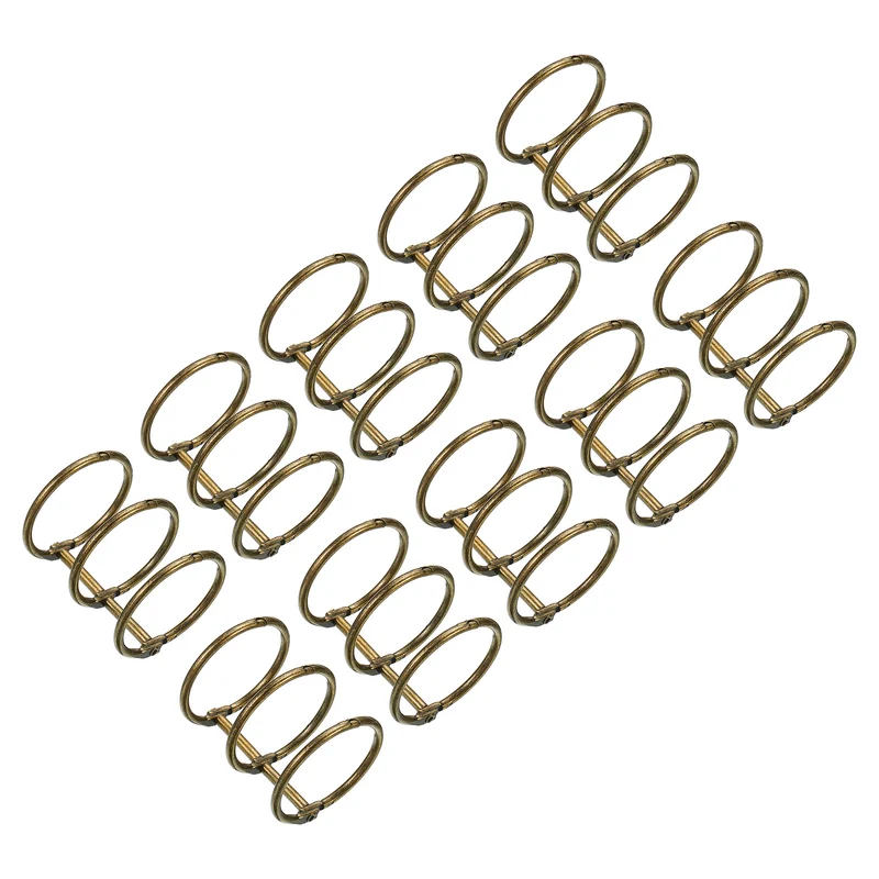 Binder Ring, Detachable Metal Book Rings Office Loose Leaf Ring Circle for Desk Calendar Photo Album