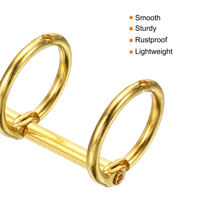 Binder Ring, Detachable Metal Book Rings Office Loose Leaf Ring Circle for Desk Calendar Photo Album