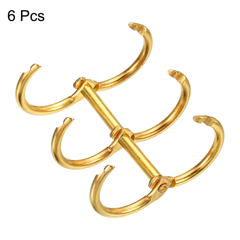 Binder Rings Detachable Metal Book Rings Office Loose Leaf Ring Circle for Desk Calendar Photo Album