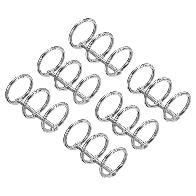 Binder Rings Detachable Metal Book Rings Office Loose Leaf Ring Circle for Desk Calendar Photo Album