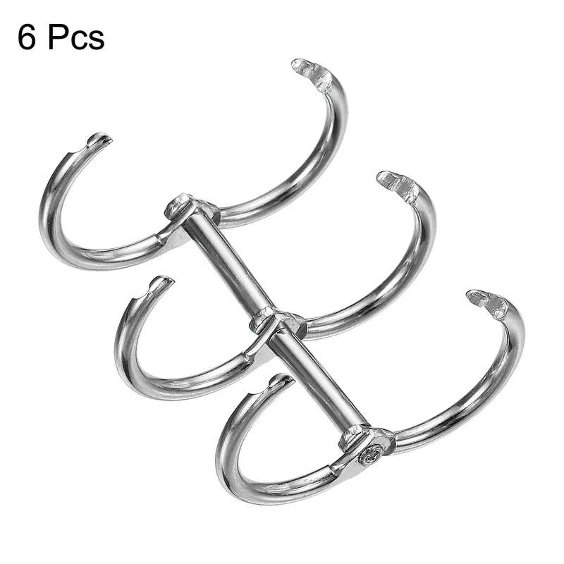 Binder Rings Detachable Metal Book Rings Office Loose Leaf Ring Circle for Desk Calendar Photo Album