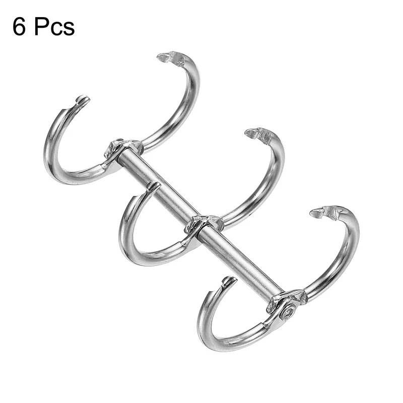 Binder Rings Detachable Metal Book Rings Office Loose Leaf Ring Circle for Desk Calendar Photo Album
