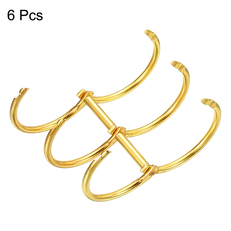 Binder Rings Detachable Metal Book Rings Office Loose Leaf Ring Circle for Desk Calendar Photo Album