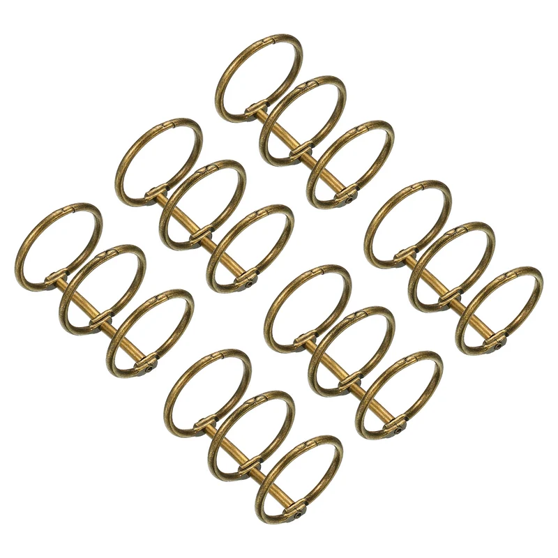 Binder Rings Detachable Metal Book Rings Office Loose Leaf Ring Circle for Desk Calendar Photo Album