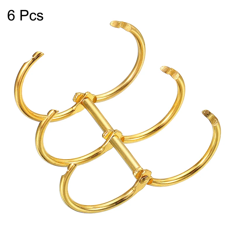 Binder Rings Detachable Metal Book Rings Office Loose Leaf Ring Circle for Desk Calendar Photo Album