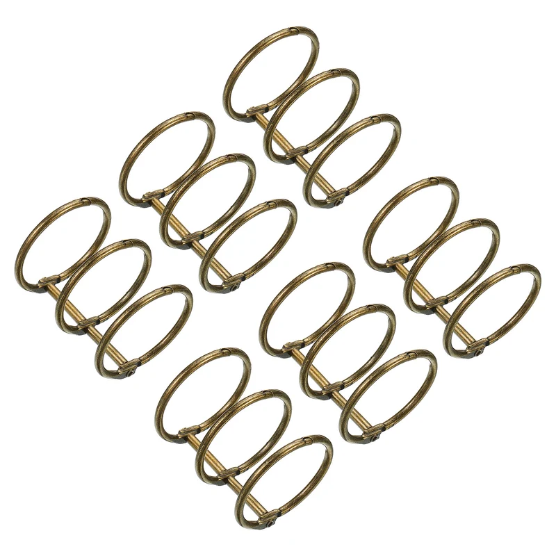 Binder Rings Detachable Metal Book Rings Office Loose Leaf Ring Circle for Desk Calendar Photo Album