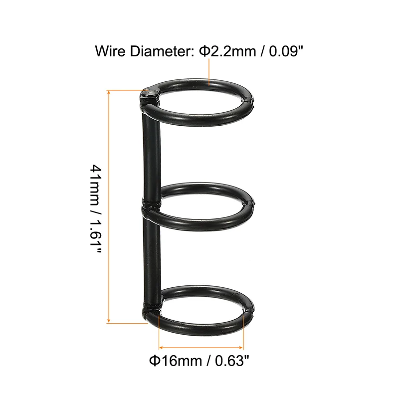 Binder Rings Detachable Metal Book Rings Office Loose Leaf Ring Circle for Desk Calendar Photo Album