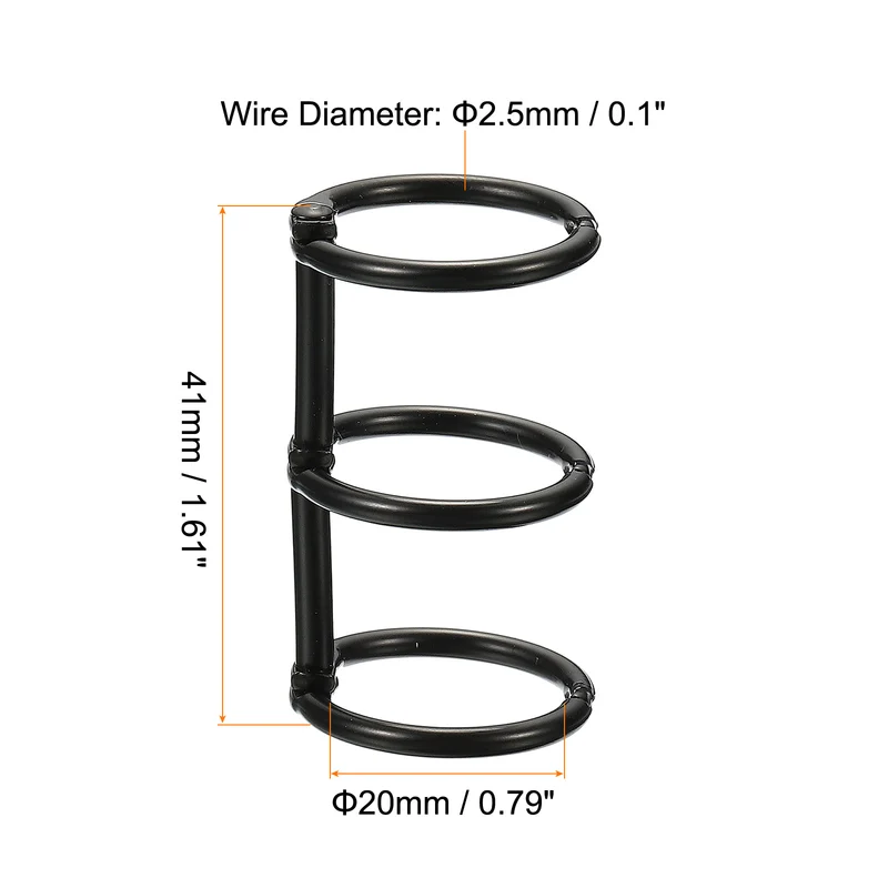 Binder Rings Detachable Metal Book Rings Office Loose Leaf Ring Circle for Desk Calendar Photo Album