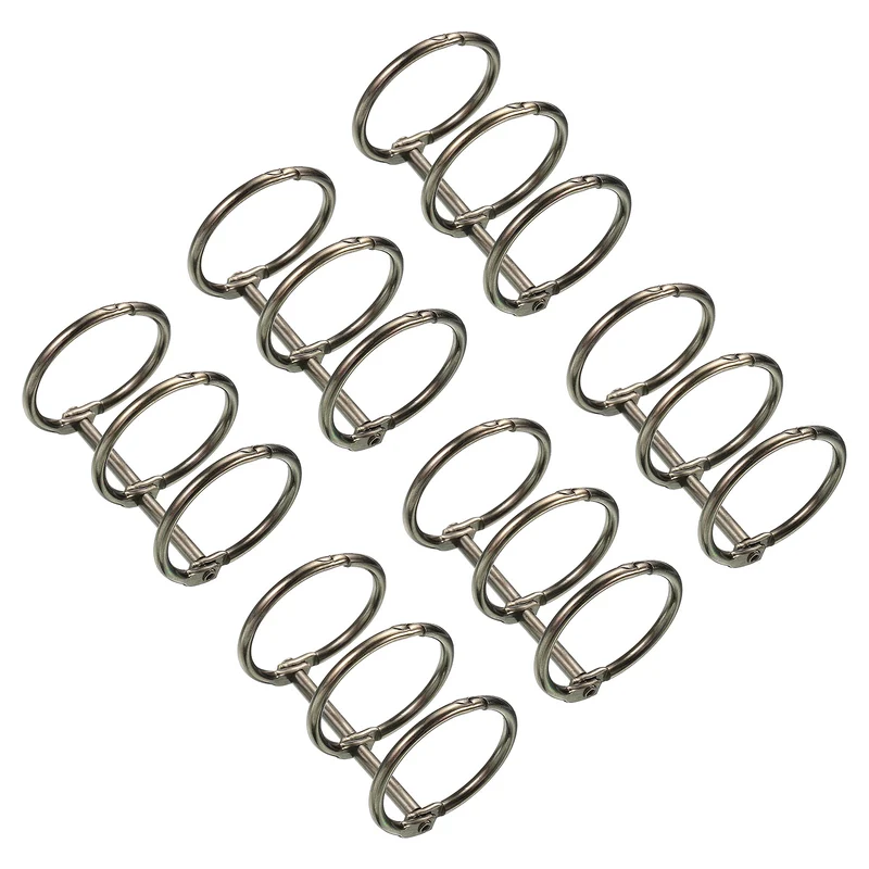 Binder Rings Detachable Metal Book Rings Office Loose Leaf Ring Circle for Desk Calendar Photo Album