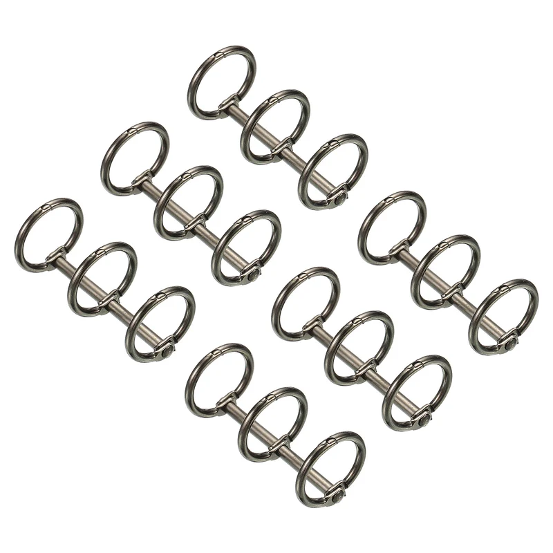 Binder Rings Detachable Metal Book Rings Office Loose Leaf Ring Circle for Desk Calendar Photo Album
