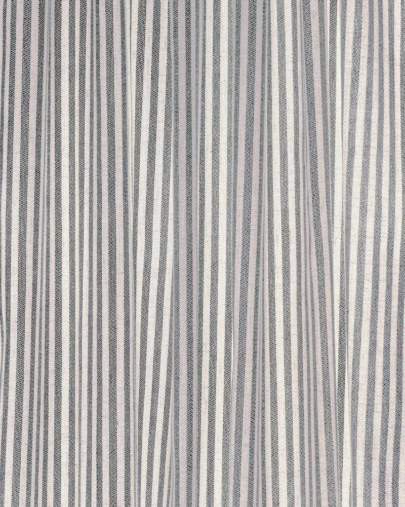 Milo Linen Blend Striped Fabric Swatches