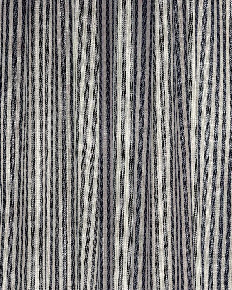 Milo Linen Blend Striped Fabric Swatches