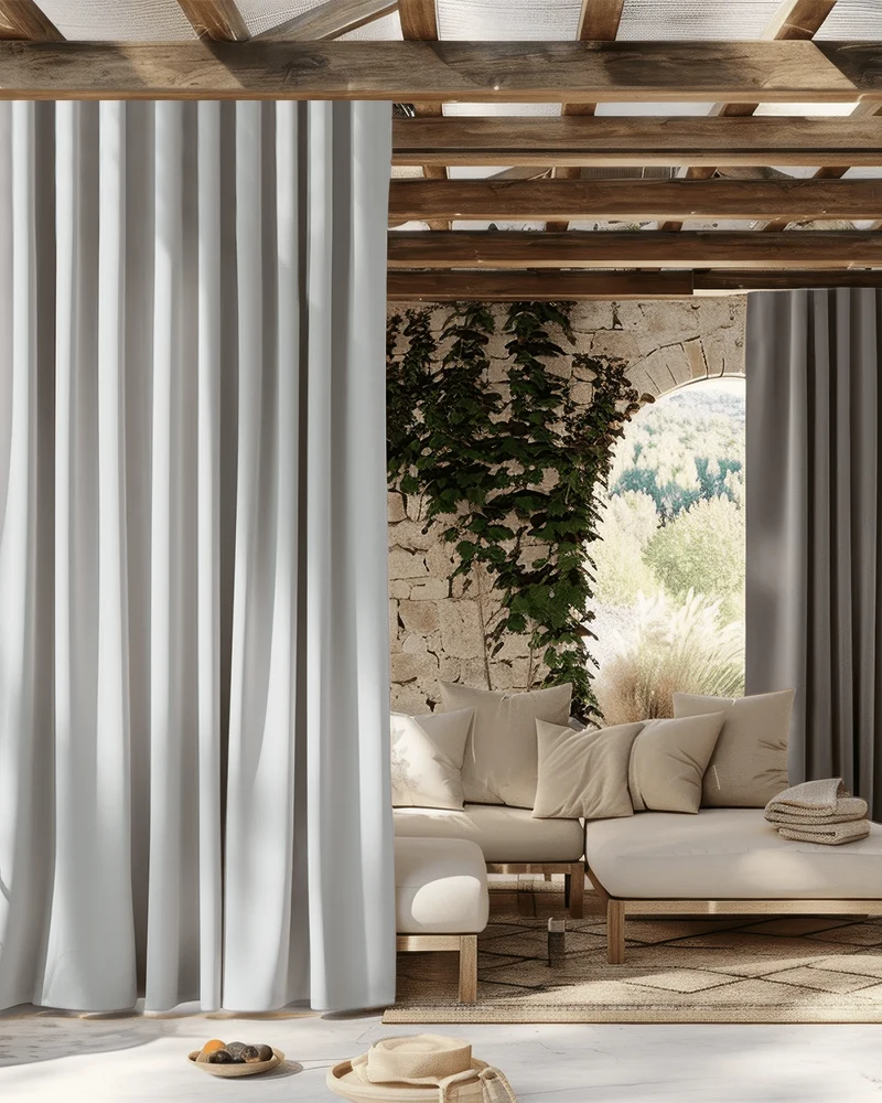 Aquashield™ 4-Layers OEKO Blackout Soundproof Anti-Dust Water-Resistant Outdoor Curtain