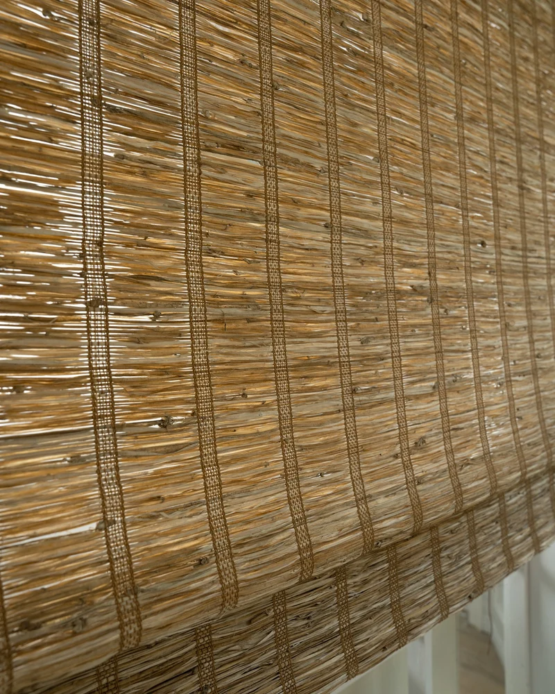 Rumi Jute Motorized Woven Shade - Hay