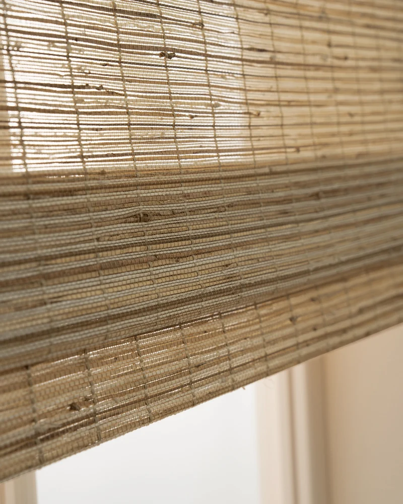 Mia Jute Motorized Woven Shade - Ecru
