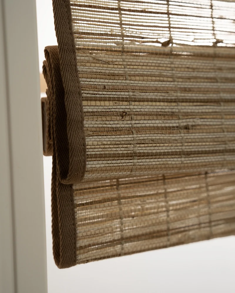 Mia Jute Motorized Woven Shade - Ecru
