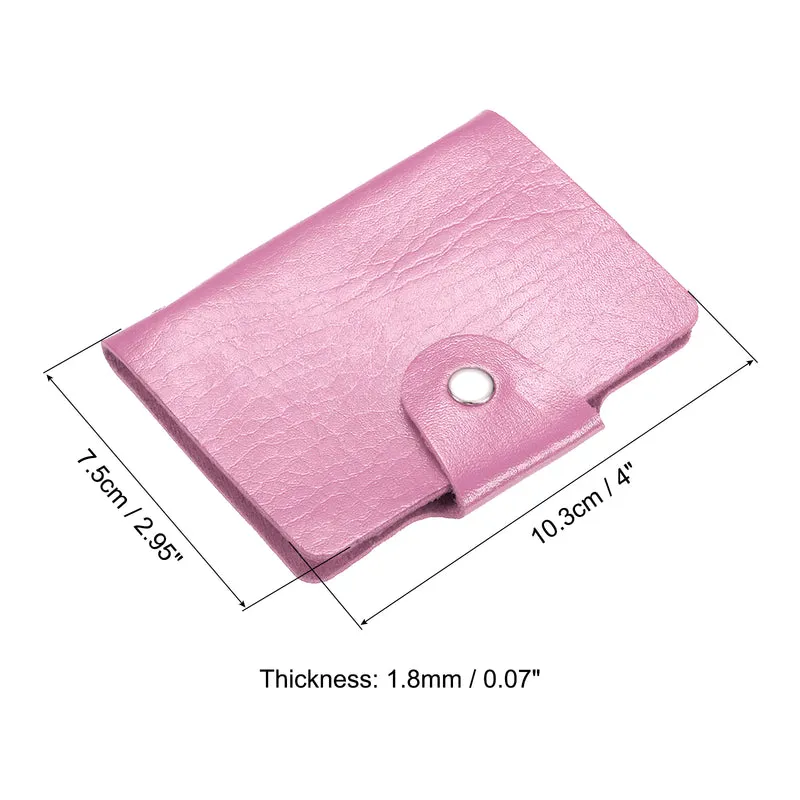 Credit Card Holder, Wallet Leather Purse Business Cards Storage Organizer Protector with Card Slot